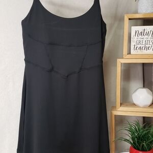 Black Sleeveless Skort Romper